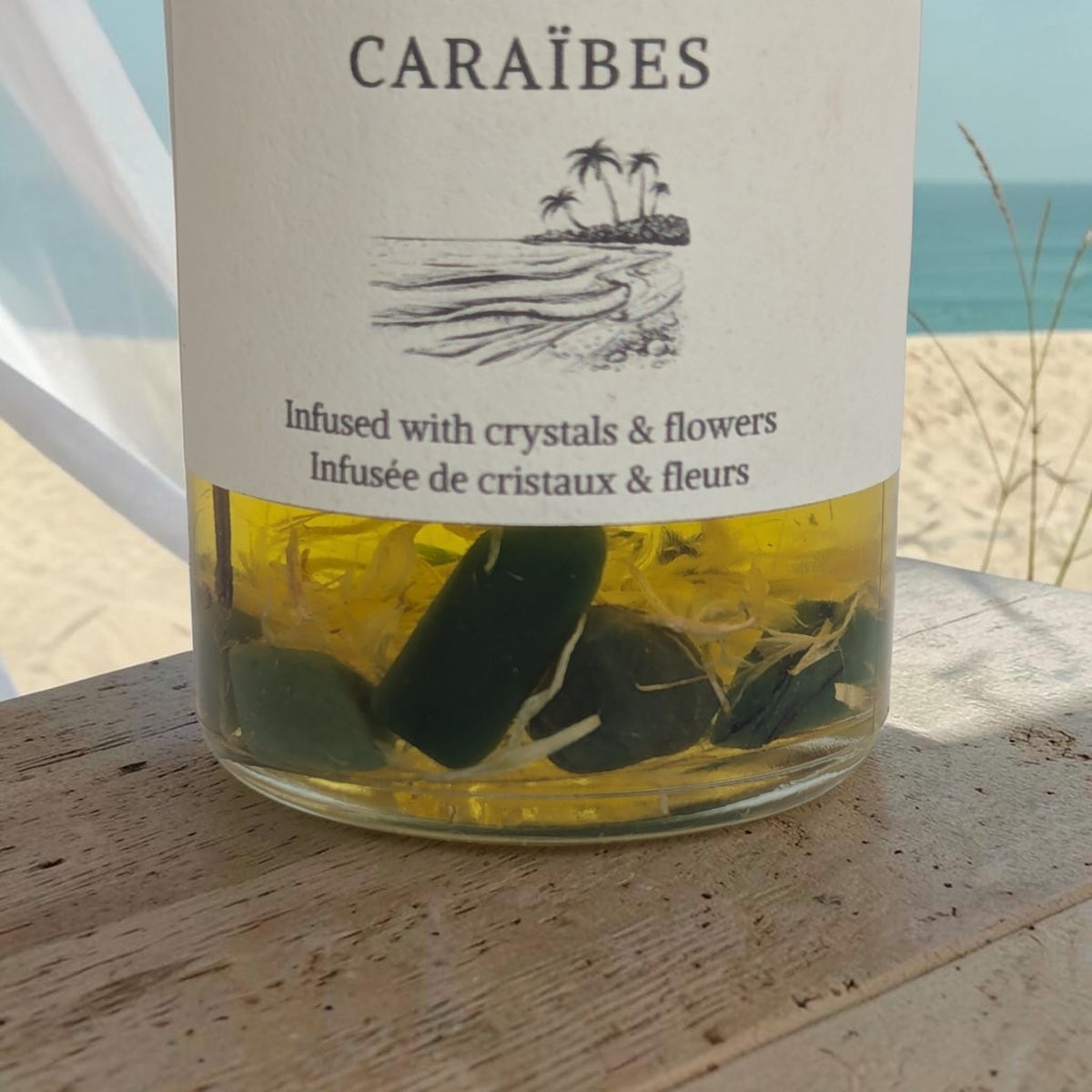 Huile corps Caraïbes